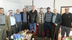  اللد : الوفاء والإصلاح يزور الاسير المحرر "حافظ مقبل" لتهنئته بالخروج من السجن